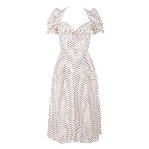 House of CB Ellery Polka Dot Midi Sundress